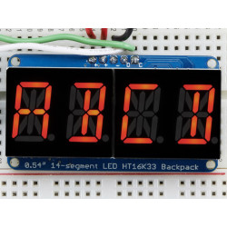 QUAD ALPHANUMERIC DISPLAY -...