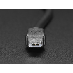 PANEL MOUNT EXTENSION USB CABLE MICRO B MALE TO FEMALE 