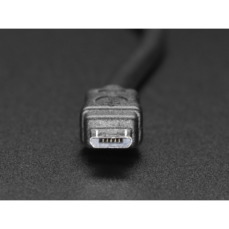 PANEL MOUNT EXTENSION USB CABLE MICRO B MALE TO FEMALE 