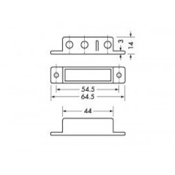 MAGNETIC CONTACT SWITCH NC-NO HO-03A