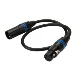 CABLE XLR (M) - XLR (F) 10M Q-803