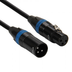 CABLE XLR (M) - XLR (F) 1.8M Q-803