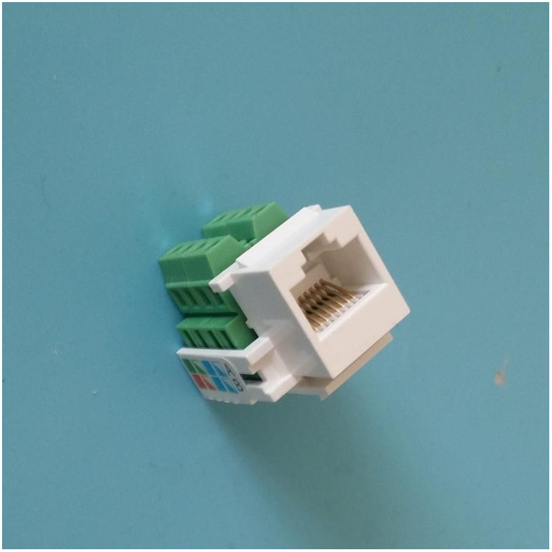 KEYSTONE RJ-45 CAT5E JACK WHITE BREAKOUT BOARD