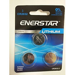 BATTERIES CR2032 3V LITHIUM 3PCS/PKG