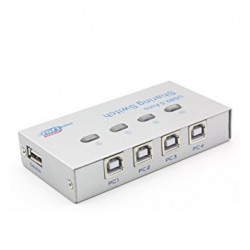 4 PORT USB B 2.0 AUTO SHARING SWITCH HUB