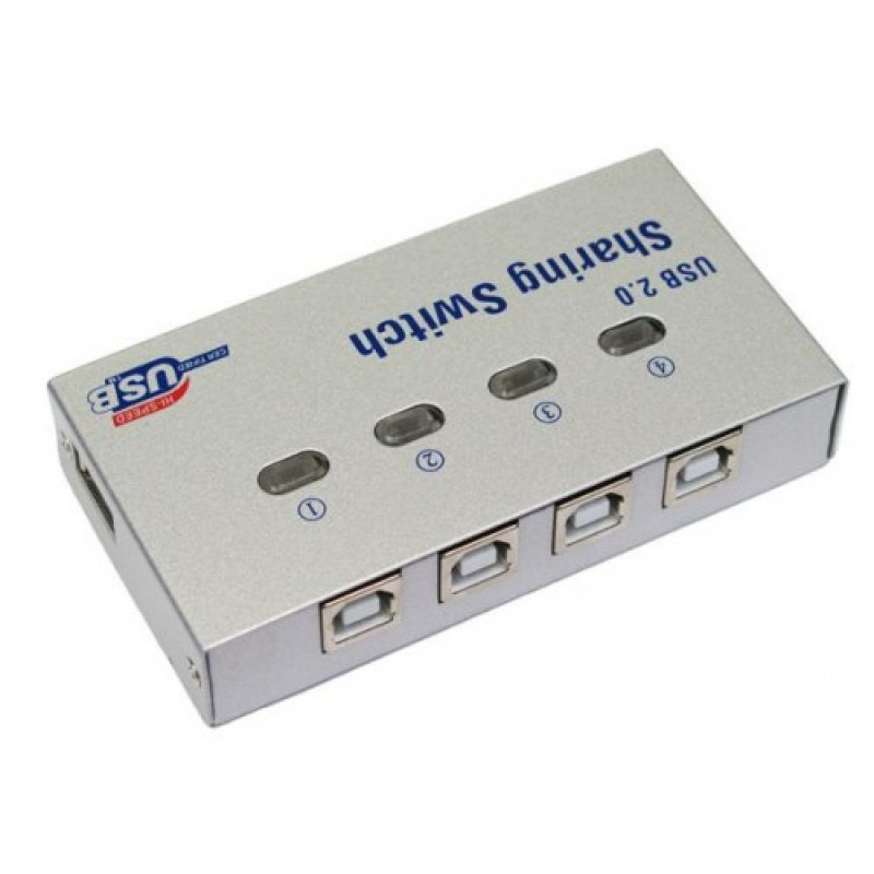 4 PORT USB B 2.0 AUTO SHARING SWITCH HUB