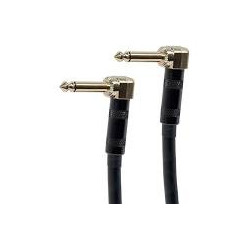 AUDIO CABLE, 1/4" TO 1/4" MONO, 3FT (RIGHT ANGLED)