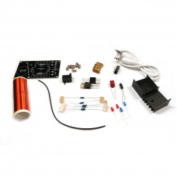 MINI AUDIO SYNC MUSIC TESLA COIL KIT WITH POWER SUPPLY