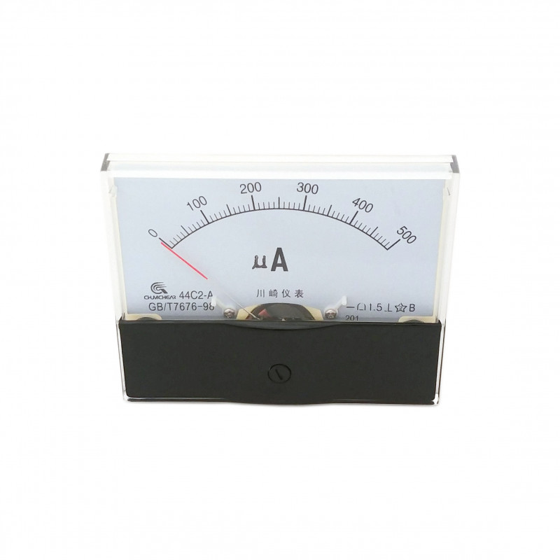 PANEL METER, 44C2-A, 500UA