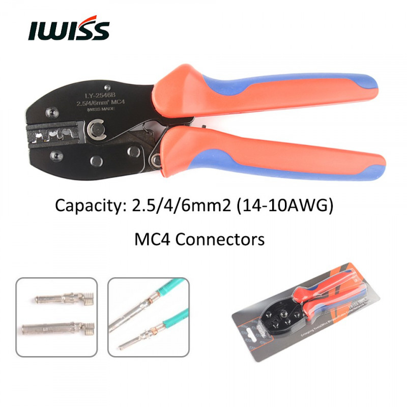 IWISS CRIMPING TOOL LY-2546B 2.5/4/6MM2 MC4