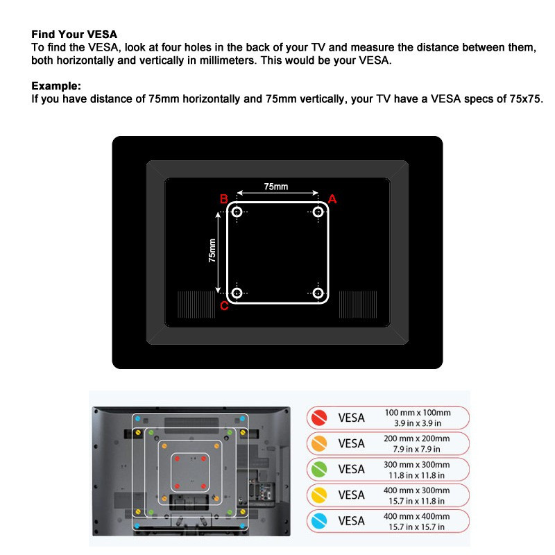 14-27" MONITOR WALL MOUNT, 2 ARMS, 10KG