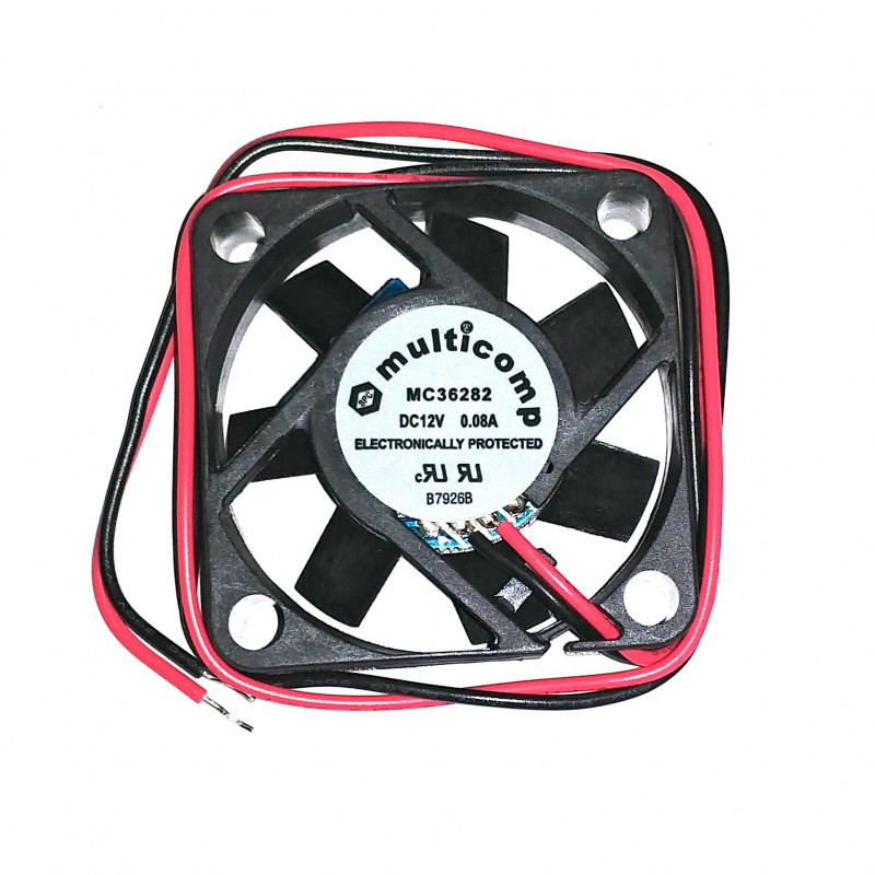 DC FAN 40X40X10MM 12V 0.08A R/B OPEN WIRE MC36282