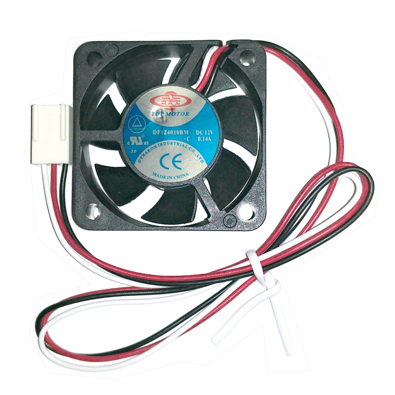 FAN 40X40X10MM 12V 0.1A 4.19CFM 28.53DBA 3 WIRE