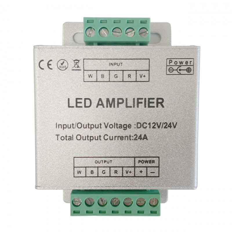 LED, RGBW AMPLIFIER, 12V/24VDC 24A