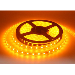 LED, STRIP, 5050, 12V W/ TUBING, ORANGE - 1M