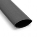 HEAT SHRINK, 3/4"(19.1mm), 3:1, DUAL WALL, W/SILICONE, BLACK