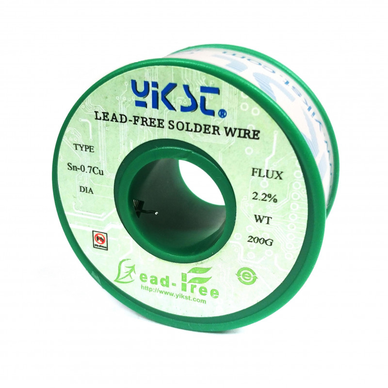 SOLDER, LEAD FREE, 1.0mm, 200g