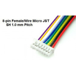 JUMPER WIRE, JST, SH, 8PIN, 1MM