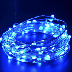 LED STRING LIGHT, BLUE, 5V 10M-100LED IP65