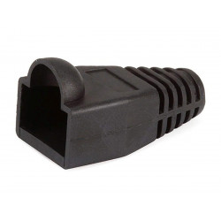 RJ-45 RUBBER BOOT BLACK 10 PCS