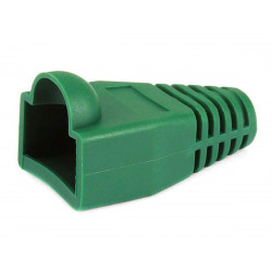 RJ-45 RUBBER BOOT GREEN 10 PCS