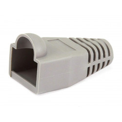 RJ-45 RUBBER BOOT GREY 10 PCS