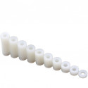 PLASTIC NYLON SPACERS M4X20MM OD7MM 10PCS