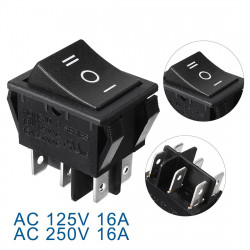 ROCKER SWITCH ON-OFF-ON 16A...