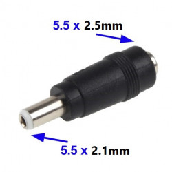 POWER PLUG ADAPTER 2.5 X...