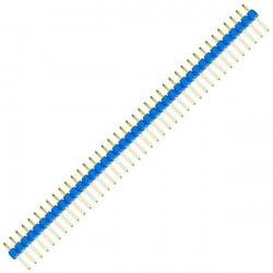 HEADER PINS 1X40, BLUE