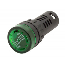 PILOT LAMP, 12V, GREEN, /W...