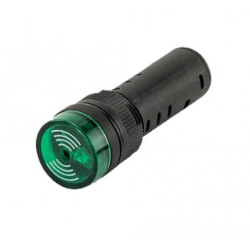 PILOT LAMP, 12V, GREEN, /W...