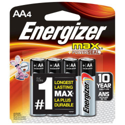 ENERGIZER MAX AA, E91BP-4,...