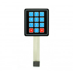 KEYPAD, 3X4 MEMBRANCE