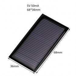 SOLAR PANEL 5V 50mA 68x36mm