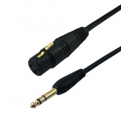 AUDIO CABLE 1/4" ST (M) -...