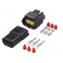 AMP TYCO SUPERSEAL 1.8 SERIES 3P CONNECTOR M/F SET