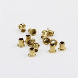 EYELET / RIVETS, 3X4MM, RAW...