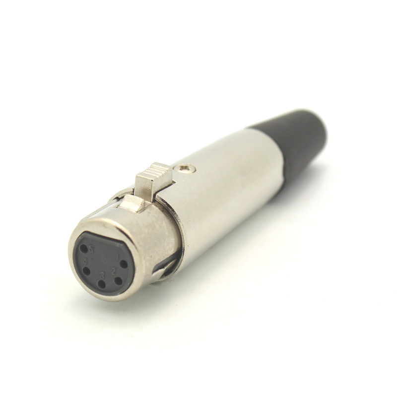 XLR 5-PIN FEMALE CONNECTOR SLF-5814 5P