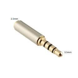 3.5MM PLUG TO 2.5MM JACK...