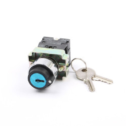 KEY SWITCH, 240V, 3A, DPST,...