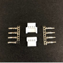 MOLEX CONNECTOR, 51005/51006 SERIES, 4PIN W/PINS M/F SET