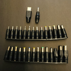 AC/DC ADAPTER PLUG SET 30PCS 