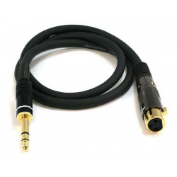 AUDIO CABLE 1/4" (M) - XLR...