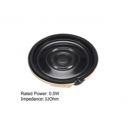 SPEAKER, D:28MM, 32OHM,...