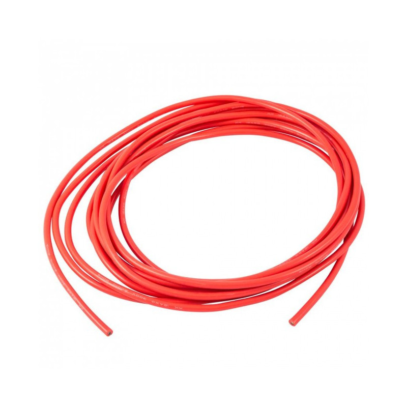 HOOK UP WIRE UL1007 22AWG RED - 10FT/PKG (0.16mmx17) 300ac -20/80c