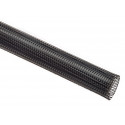 BRAIDED SLEEVING, PET 1/2", PTN0.50CB, CARBON