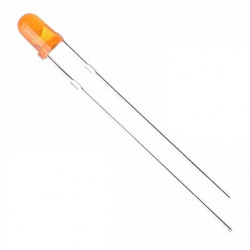 LED 3MM DIFFUSED ORANGE...