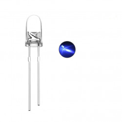 LED 5MM FLASHING BLUE 3V