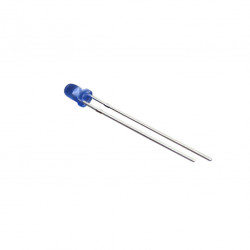 LED 3MM DIFFUSED BLUE 5PCS/PKG